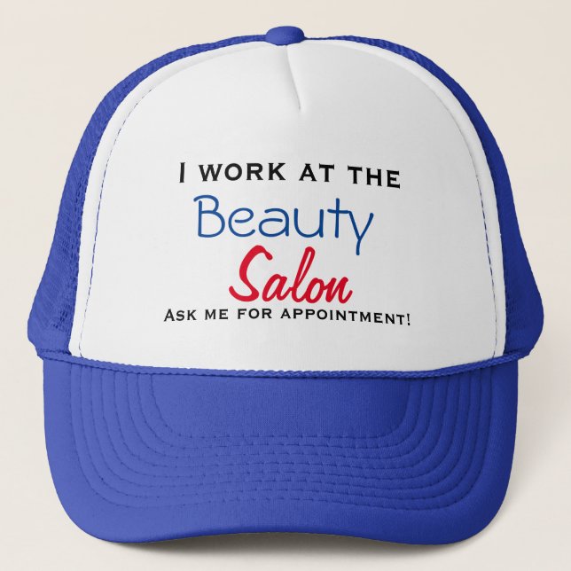 Casquette Salon de beauté fourre-tout (Devant)