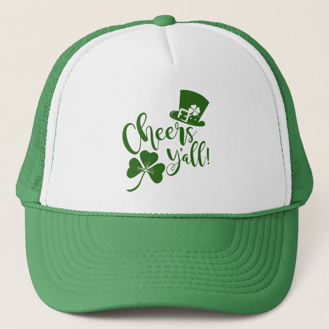 Casquette Salue Yall St Patrick's Day Irish Parade ou Party (Devant)