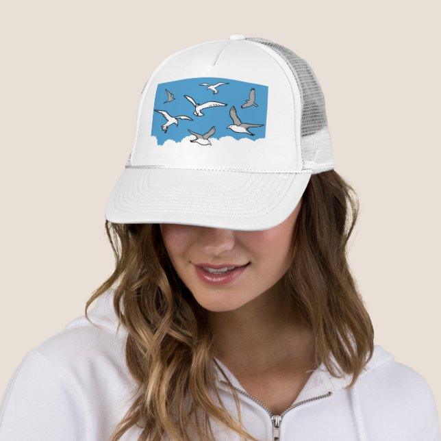 Casquette Salut les oiseaux volants (En situation)