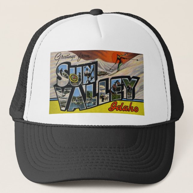 Casquette Salutations de Sun Valley Idaho (Devant)