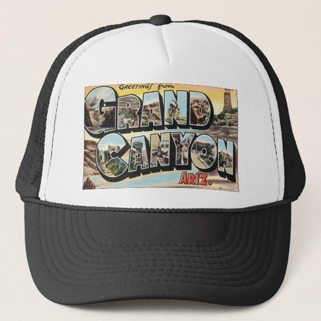 Casquette Salutations Vintage voyage de Grand Canyon Arizona (Devant)