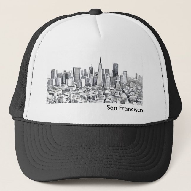 Casquette San Francisco SF Citiscape (Devant)