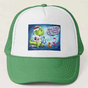 Casquette SAN T-REX est COMIN' to TOWN par Jeff Willis Art
