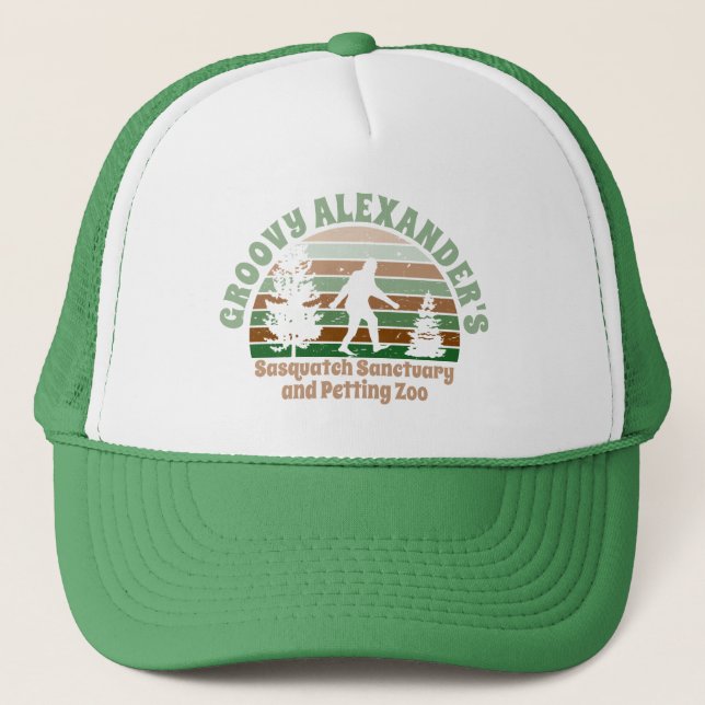 Casquette Sanctuaire Funny Sasquatch Personnalisé (Devant)