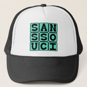 Casquette Sans Souci, No Worries Latin Phrase