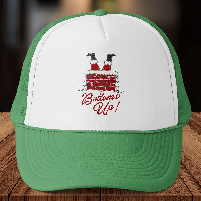 Casquette Santa Bottoms Up Drôle de Noël (Créateur téléchargé)