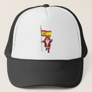 Casquette Santa Claus Avec L'Ensigne D'Espagne