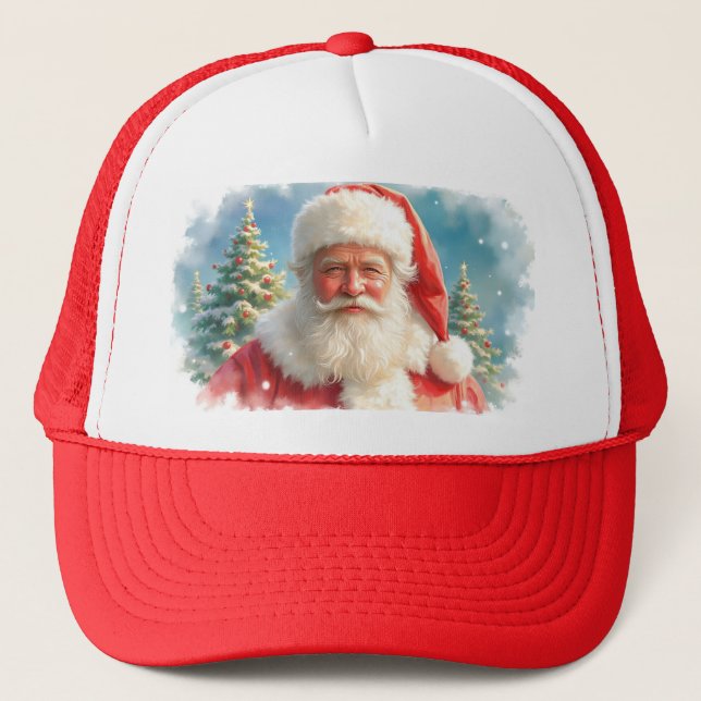Casquette Santa Claus, trucker, hat 🎄 (Devant)