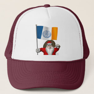 Casquette Santa Claus With Ensign Of New York City NY