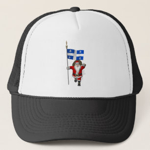 Casquette Santa Claus With Ensign Of Québec CDN