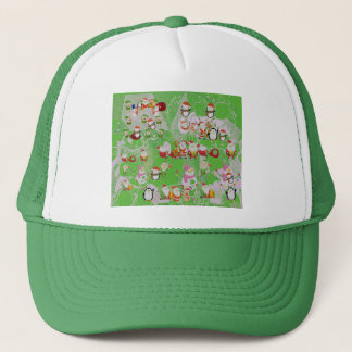 Casquette Santa Magical Green New Year 