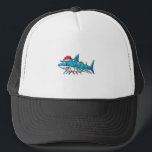 Casquette Santa Shark Christmas Lights Sharkma Tree Xmas Bo<br><div class="desc">Plongez dans la saison des Fêtes avec notre tee Père Noël Shark Christmas Lights - un mélange fin-tastic de réjouissances de Noël et de vibes sous-marines. Célébrez Charkmas en style !</div>