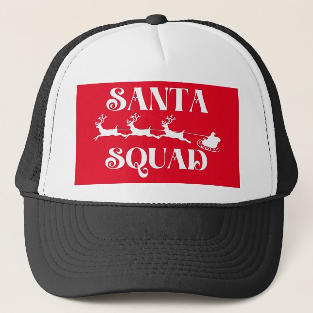 Casquette Santa Squad Christmas (Devant)