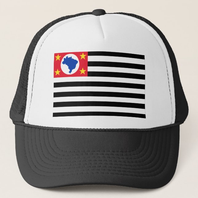 Casquette São Paulo, drapeau du Brésil (Devant)