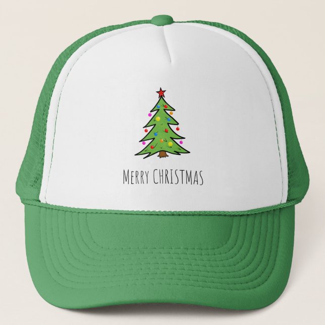 Casquette sapin de Noël (Devant)
