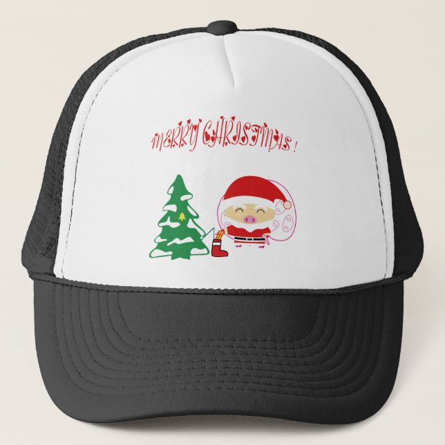 Casquette sapin de Noël (Devant)