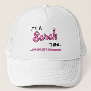Casquette Sarah, ce que tu ne comprendrais pas