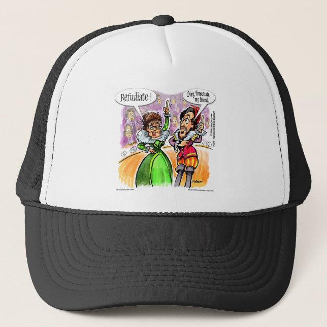 Casquette Sarah & Shakespeare Drôle Mugs Tee - shirts et cad (Devant)