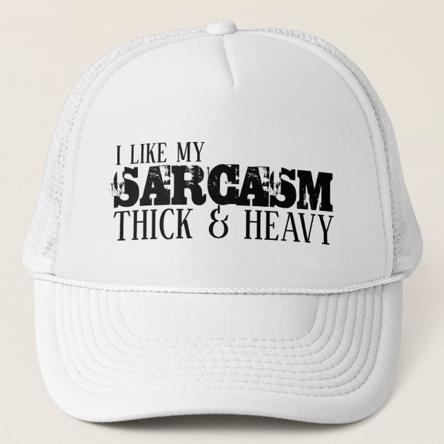 Casquette Sarcasme Épais & Lourd (Devant)