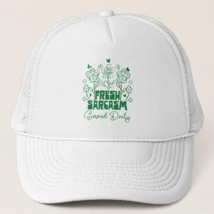 Casquette Sarcasme frais servi tous les jours Fleurs mignonn