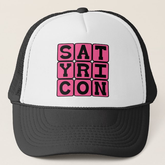 Casquette Satyricon, fiction latine (Devant)