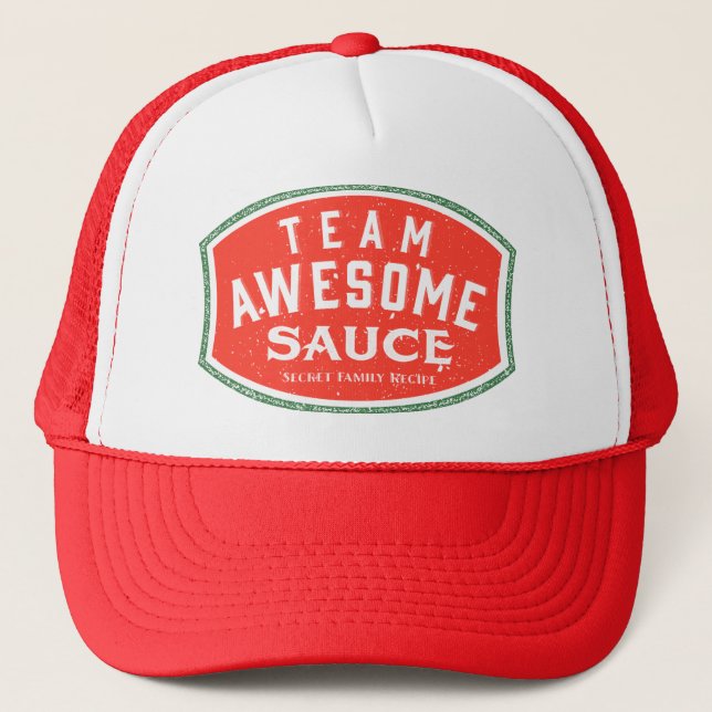 Casquette Sauce impressionnante à équipe (Devant)
