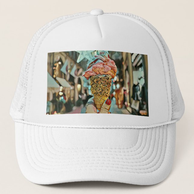 Casquette Saupoudrer de crème glacée (Devant)
