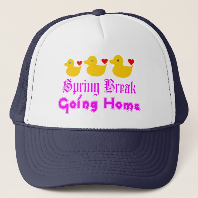 Casquette ♫ ♥ Saut-De-Printemps À La Maison Cute Canards Tru (Devant)