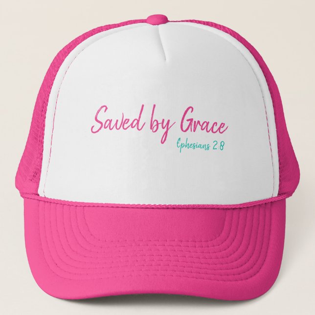 Casquette Sauvé par les Ephésiens de grâce 2:8 (Devant)