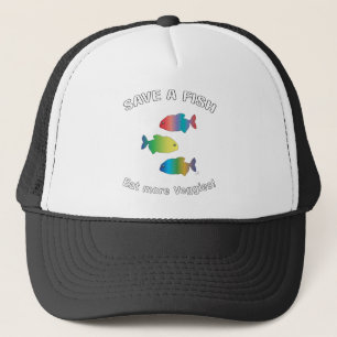 Casquette SAUVER UN POISSON - Manger plus de Légumes
