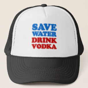 Casquette Sauvez de l'eau Boire Vodka