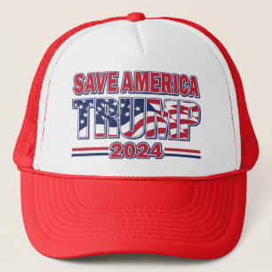 Casquette Sauvez l'Amérique Trump 2024