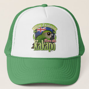 Casquette Sauvez le Kakapo de la Nouvelle Zélande