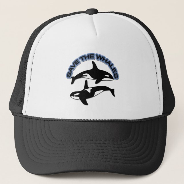 CASQUETTE SAUVEZ LES BALEINES (Devant)