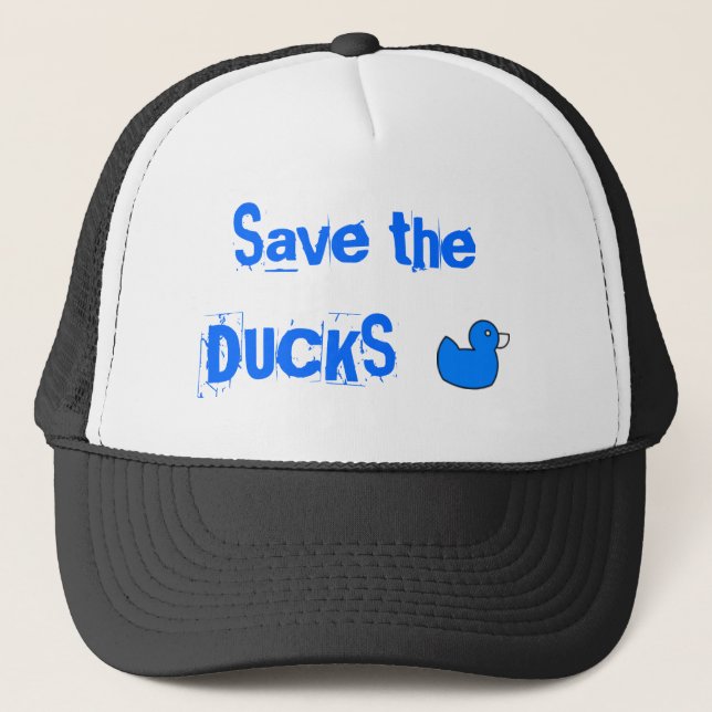 Casquette Sauvez les canards (Devant)
