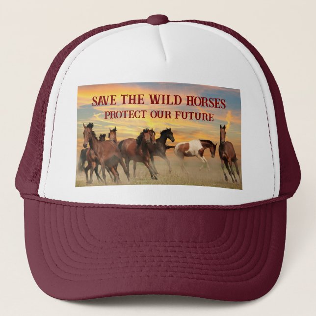 Casquette Sauvez Les Chevaux Sauvages (Devant)