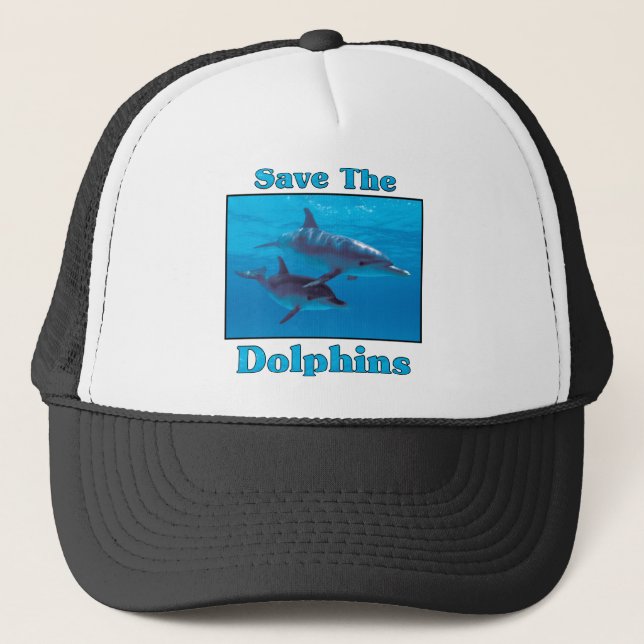 Casquette Sauvez les dauphins (Devant)