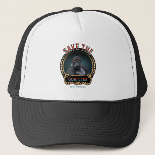 Casquette Sauvez Les Gorilles Espèces en péril
