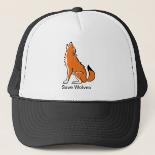 Casquette Sauvez les loups - militant animal -Animaux en voi
