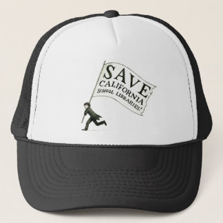 Casquette Sauvez les marchandises de bibliothèques d'école
