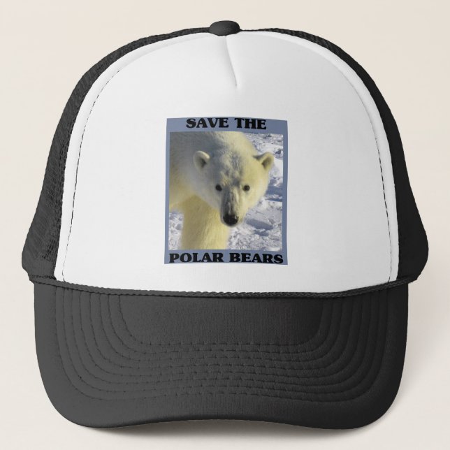 Casquette Sauvez les ours polaires (Devant)