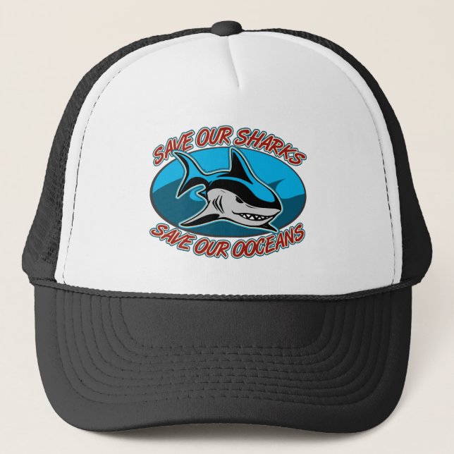 Casquette Sauvez nos requins (Devant)