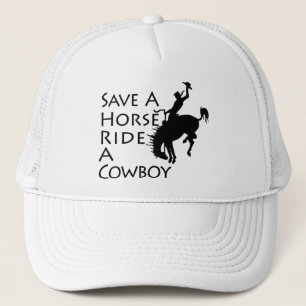 Casquette Sauvez un tour de cheval un cowboy