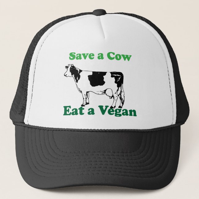 Casquette Sauvez une vache (Devant)