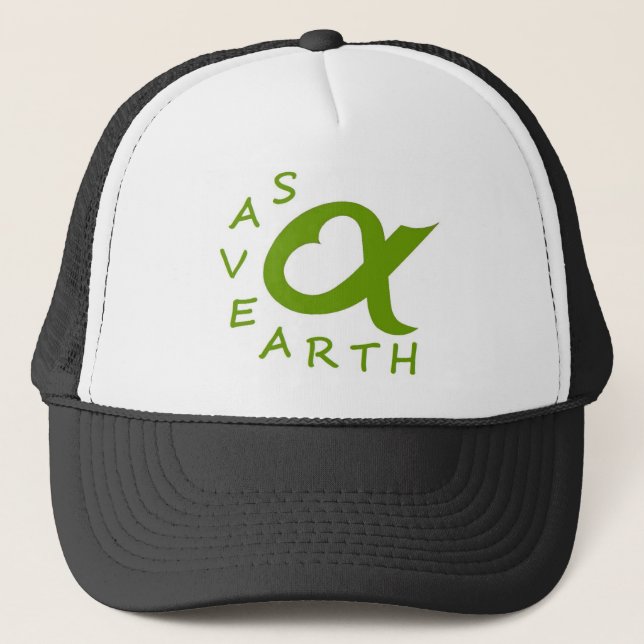 Casquette save earth planète (Devant)