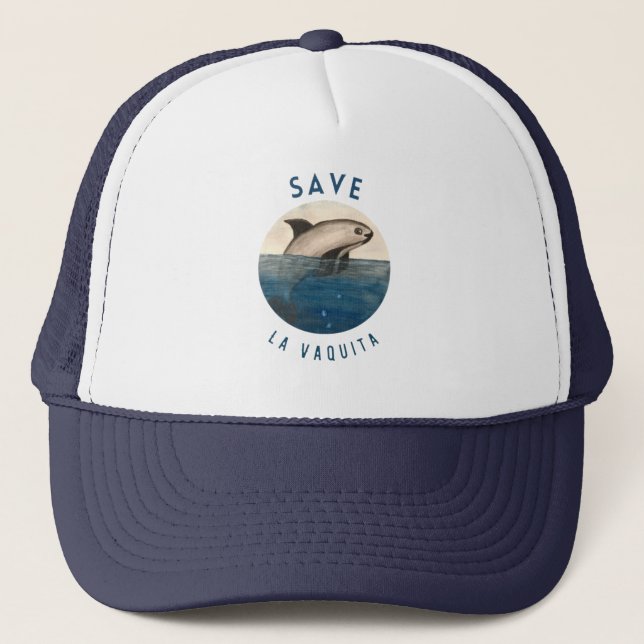 Casquette Save La Vaquita  (Devant)