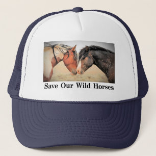 Casquette Save Our Wild Horses Trucker Hat