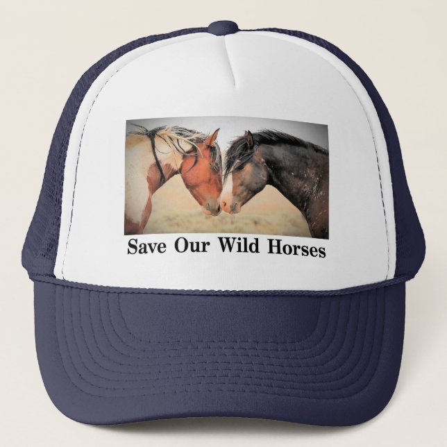 Casquette Save Our Wild Horses Trucker Hat (Devant)