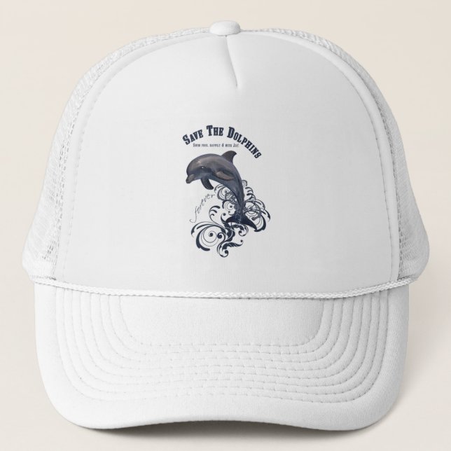 Casquette SaveTheDolphins - Chapeau de camion (Devant)