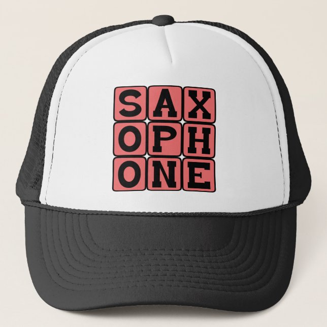 Casquette Saxophone, Instrument de musique (Devant)